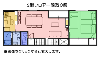 2階フロア―間取り図